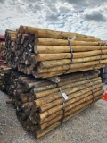 100- 3X7 TREATED WOOD POST (ALL FOR 1 MONEY)