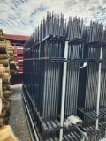 UNUSED DIGGIT WROUGHT IRON FENCE, 16-9'10