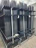 UNUSED DIGGIT WROUGHT IRON FENCE, 16-9'10