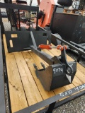 UNUSED MID STATE SKID STEER HYDRAULIC BACKHOE W/ 12