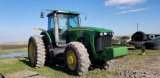 2003 JD 8420 TRACTOR, FWA, 275HP, 16 SPEED, PS TRANS