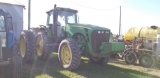 JD 8330 TRACTOR, FWA, 16 SPEED, PS TRANS, 4 VALVES, 7600 HOURS, 225 HP, 1 O