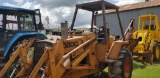 CASE 580C BACK HOE W/BUCKET AND FRONT FORKS