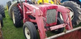 MAHINDRA C4005-D1 TRACTOR W/BUCKET DIESEL WITH FRONT END LOADER, AND KING C