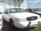 2007 FORD CROWN VICTORIA, WHITE, VIN#3408, NO TITLE