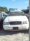 2001 FORD CROWN VICTORIA, WHITE, VIN#8722, W/T