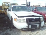 2011 FORD CROWN VICTORIA, WHITE, VIN#2936, W/T