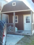 12X40 STORAGE BUILDING WITH PORCH UNIT#ULBC-41778X-1240-052417-TX