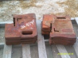 6 INTERNATIONAL TRACTOR WEIGHTS