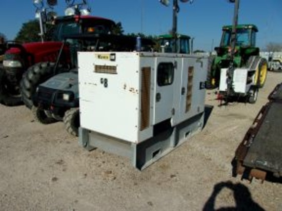 CAT GENERATOR, 3 PHASE, 45KVW,  DIESEL, UNIT#G8, 11372 HOURS, CABLED KEY