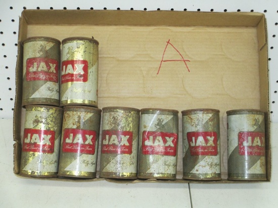 8 Jax Beer Cans A