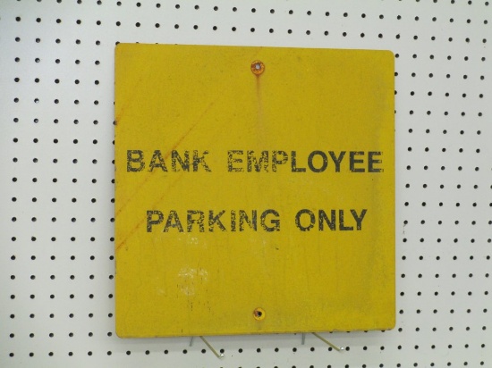 Metal Employee Parking Sign 15x15