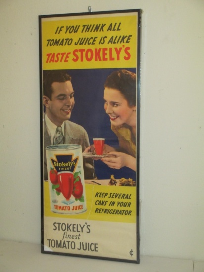 Stokelys Tomato Juice Display 16x38