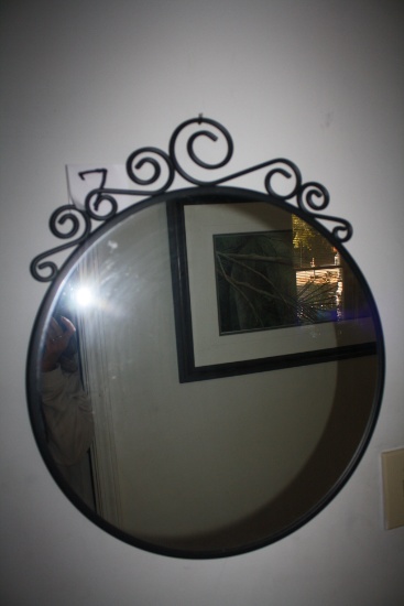 Ikea Wrought Iron Decorative Wall Mirror