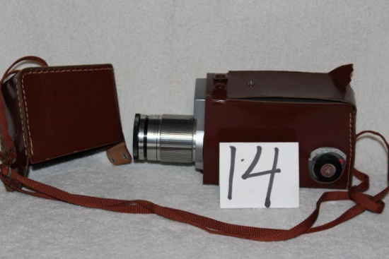 Vintage Zoom 8 Automatic Camera With Original Case And Booklet