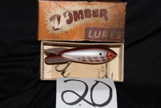 Vintage Bomber Fishing Lure With Original Box