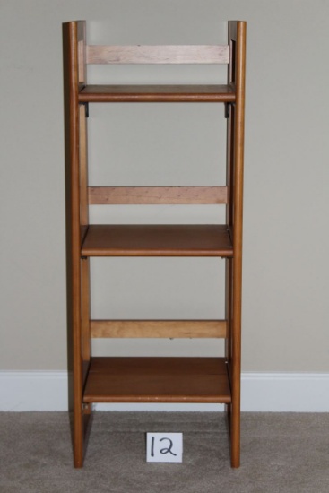 Folding Wooden Bookshelf