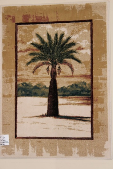 Large High Quality Palmetto Tree Wall Hanging/Rug