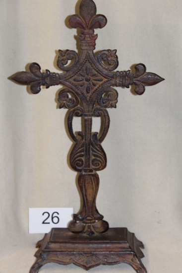 Cast Metal Decorative Cross