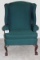 Best Chair Inc. Wingback Chair With Claw Feet
