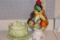 Vintage Ceramic Fruit Tree And Cabbage