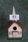 Decorative Wooden Church Birdhouse