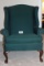 Claw Footed Wingback Chair Made By Best Chair Inc