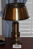 Vintage Metal Double Light Table Lamp