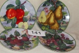 Decorative Porcelain Fruit Themed Plates
