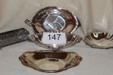 Assorted Silverplate Trays