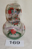 Hand Painted Water Glass Set