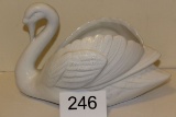 Large Swan Ceramic Planter