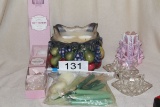 Assorted Candles And Holders