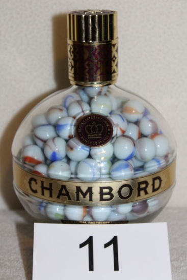 Liquor Bottle Full Of Marbles