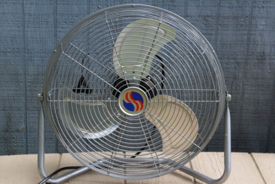 18" High Velocity Metal Floor Fan