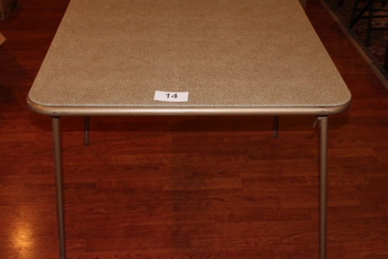 Card Table With Textured Top