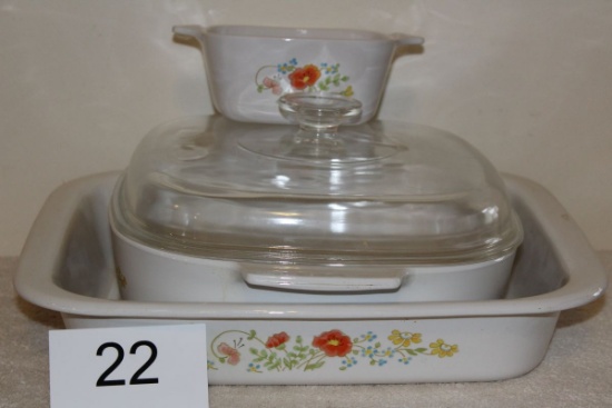 3 Piece Corning Ware Set