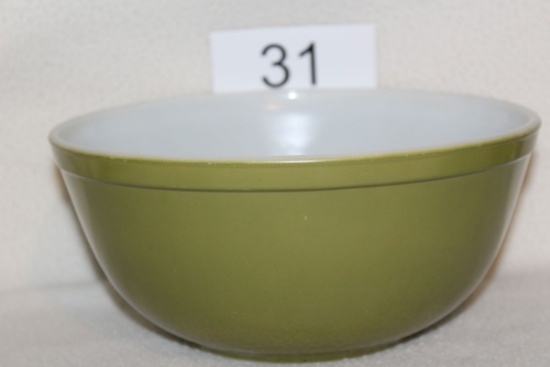Vintage Pyrex #403 Green Verde 2.5qt Bowl