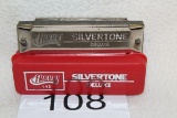 Huang Sivertone Deluxe Harmonica With Case