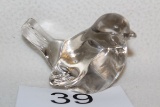 Fenton Clear Glass Bird