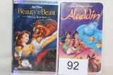 Beauty And The Beast Special Edition And Alladin VHS