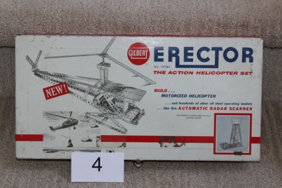 Vintage Gilbert "The Action Helicopter Set" #10181 Erector Set