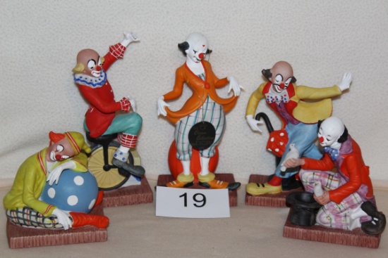 Toscany Porcelain Clown Collection
