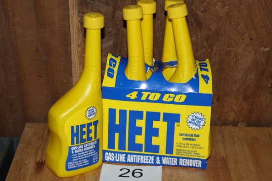 HEET Gas Line Antifreeze And Water Remover