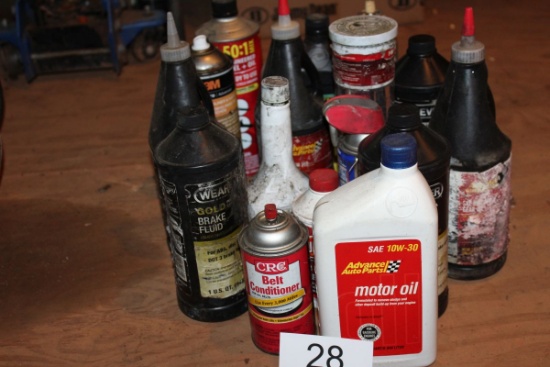 Large Assorted Automotive Lubricants