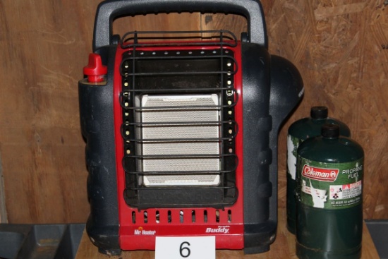 Mr Heater Portable "Buddy" With Extra Bottles