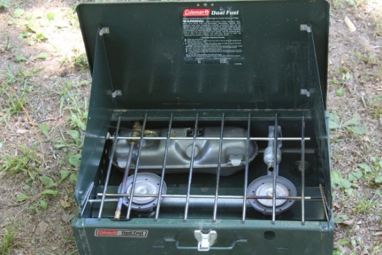 Coleman "Duel Fuel" 2 Burner Cookstove