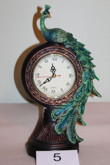 Peacock Clock