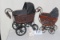 Wood & Metal Baby Carriages Décor