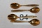 Stanley Roberts Gold Electroplated Small Spoons